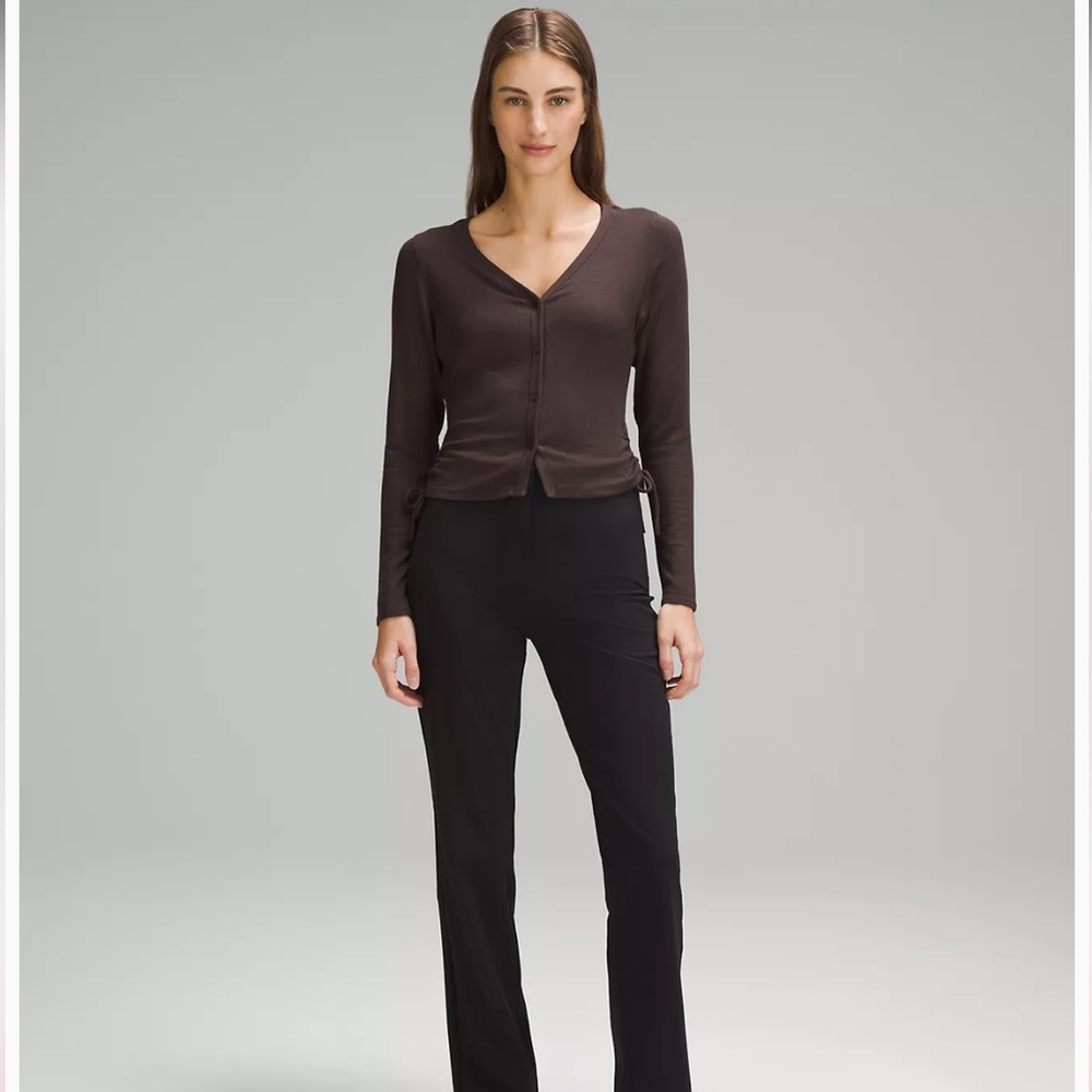 Lululemon Side-Cinch Ribbed Cardigan - Picture 4 of 6